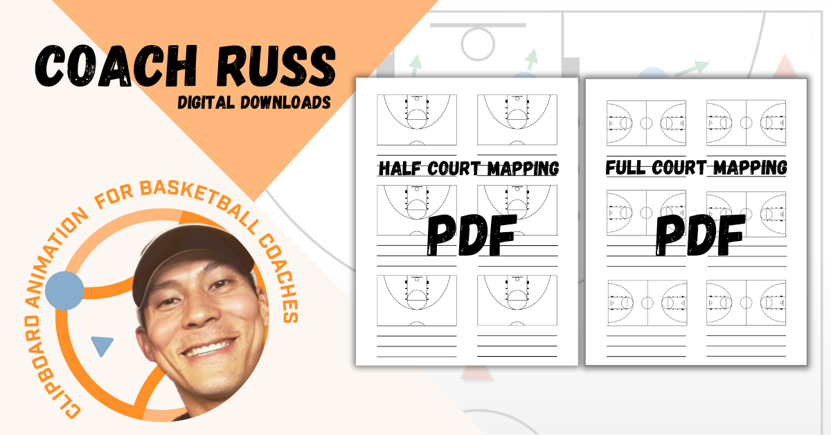 Half & Full Court Play Mapping (.pdf .jpeg .png)